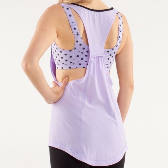 Lululemon lilac sports bra tank top - Picture 8 of 9
